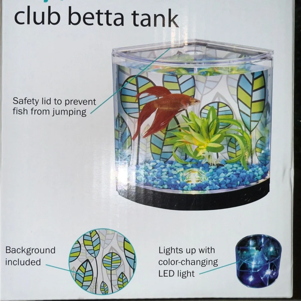 Club Betta fish Tank with LED Light